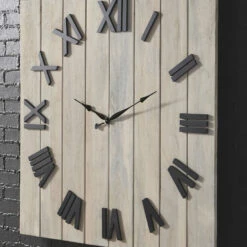 Ashley Furniture Bronson - Whitewash/black - Wall Clock Accessories