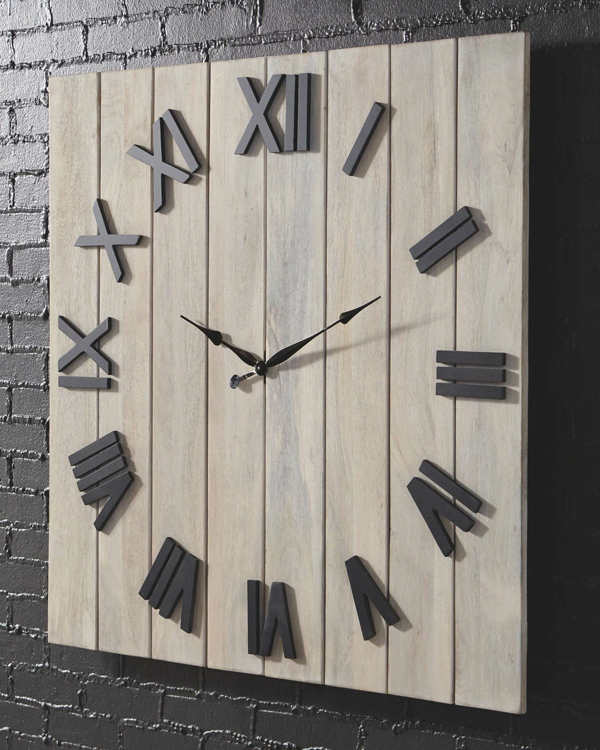Promo ๐ Ashley Furniture Bronson - Whitewash/black - Wall Clock Accessories ๐ 4 Ashley Furniture Bronson - Whitewash/black - Wall Clock Accessories