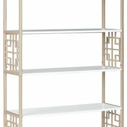 Ashley Furniture Bookcases Glenstone - Champagne/white - Bookcase