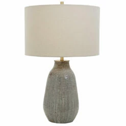 Accessories Uttermost Monacan Gray Textured Table Lamp