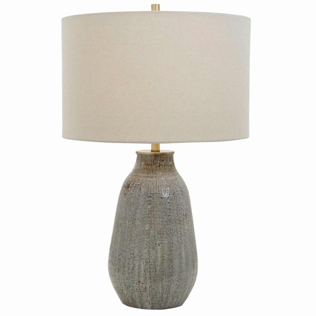 Deals 👏 Accessories Uttermost Monacan Gray Textured Table Lamp 🤩 3 Accessories Uttermost Monacan Gray Textured Table Lamp