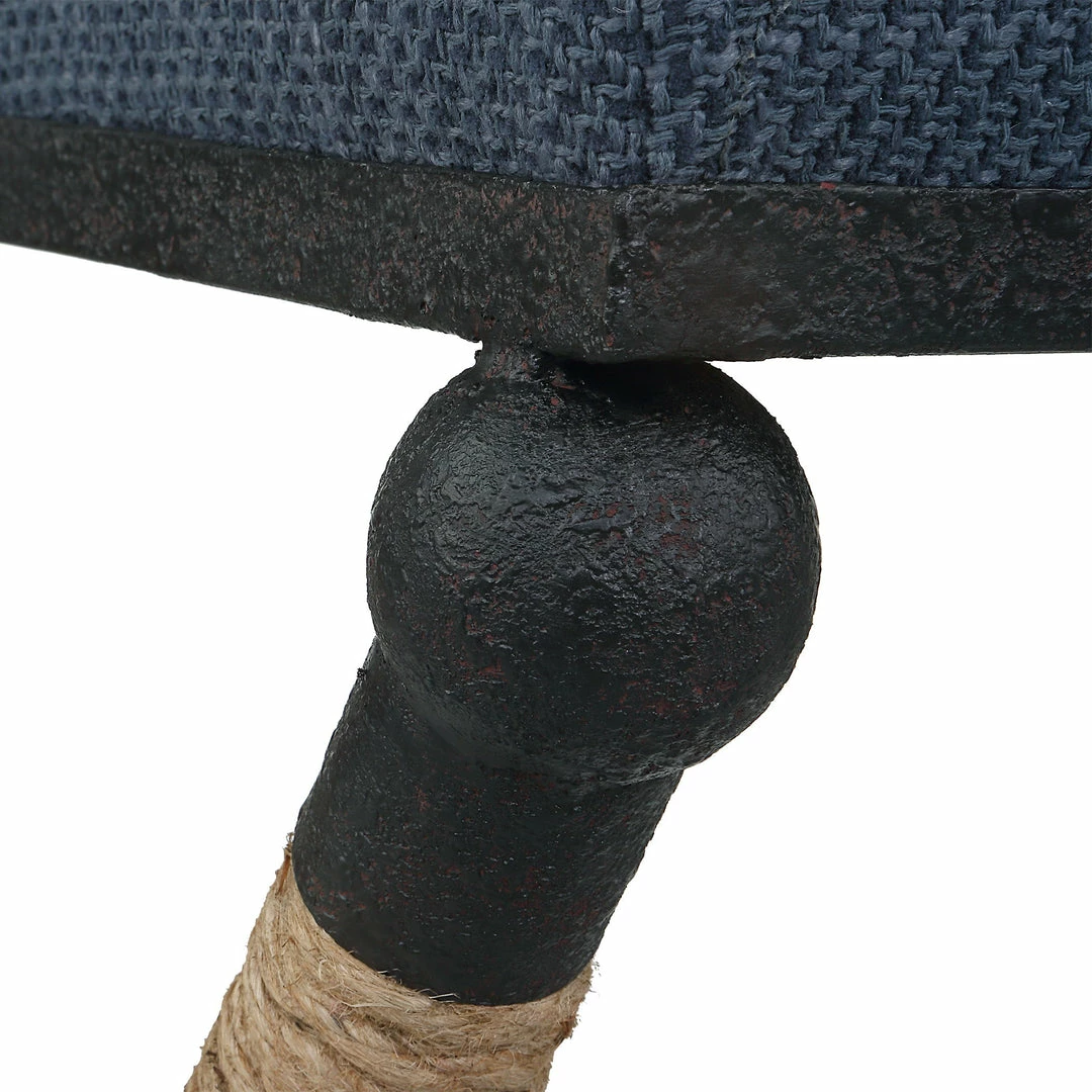 Cheap 🎁 Stools Uttermost Firth Rustic Navy Counter Stool ⭐ 9 Stools Uttermost Firth Rustic Navy Counter Stool