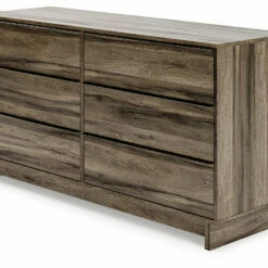 Signature Design By Ashley® Shallifer - Brown - Six Drawer Dresser