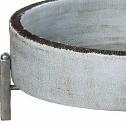 Table Decor Uttermost Essie Pale Gray Bowls S/2