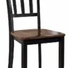 Best Sale 🎁 Ashley Furniture Owingsville - Black/brown - Dining Room Side Chair (2/cn) 🤩 1 Ashley Furniture Owingsville - Black/brown - Dining Room Side Chair (2/cn)