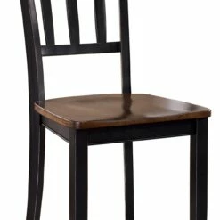 Ashley Furniture Owingsville - Black/brown - Dining Room Side Chair (2/cn)