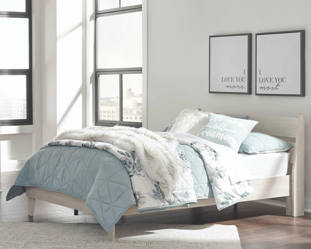 Hot Sale 🌟 Millennium® By Ashley Beds Socalle - Natural - Full Panel Platform Bed 🔔 3 Millennium® By Ashley Beds Socalle - Natural - Full Panel Platform Bed