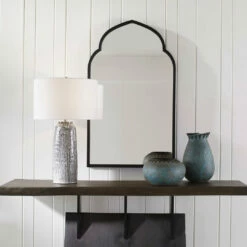 Accessories Uttermost Kenitra Black Arch Mirror