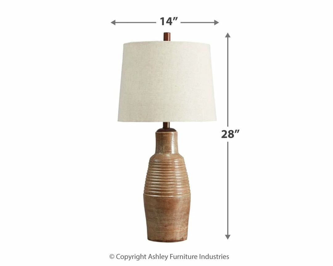 Best reviews of ๐ Ashley Furniture Calixto - Taupe - Terracotta Table Lamp (1/cn) Accessories โ๏ธ 4 Ashley Furniture Calixto - Taupe - Terracotta Table Lamp (1/cn) Accessories