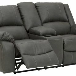 Ashley Furniture Calderwell - DBL REC PWR Loveseat W/Console