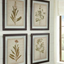 Ashley Furniture Accessories Dyani - Brown - Wall Art Set (4/cn)