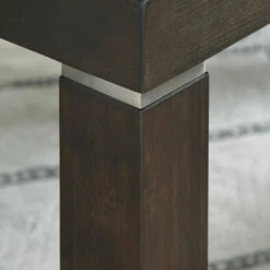 Ashley Furniture Hyndell - Dark Brown - Rect Dining Room Ext Table Tables