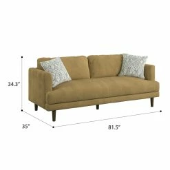 Emerald Home Sofas Juno Sofa Yellow