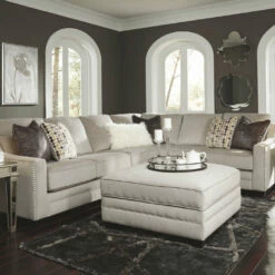 Ashley Furniture Tessani - Silver - Rectangular End Table Tables