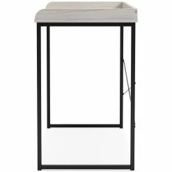 Cheap 👏 Signature Design By Ashley® Desks Bayflynn - White/black - Home Office Desk 💯 15 Signature Design By Ashley® Desks Bayflynn - White/black - Home Office Desk
