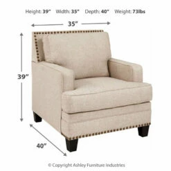 Wholesale ๐ Ashley Furniture Chairs Claredon - Linen - Chair ๐ 15 Ashley Furniture Chairs Claredon - Linen - Chair