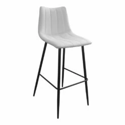 Moe's Home Collection Stools Alibi Barstool Ivory-m2