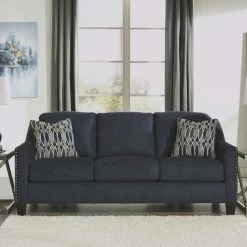 Ashley Furniture Creeal - Blue - Sofa Sofas
