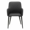 Moe's Home Collection Cantata Dining Chair Black-m2 Chairs