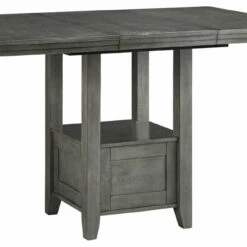 Ashley Furniture Hallanden - Gray - Rect Drm Counter Ext Table Tables