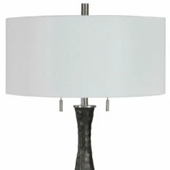 Accessories Uttermost Jothan Frosted Black Table Lamp