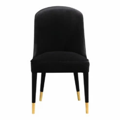 Moe's Home Collection Liberty Dining Chair Black-m2 Chairs