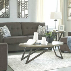 Discount ⭐ Ashley Furniture Alsen - Granite - Chaise 😀 10 Ashley Furniture Alsen - Granite - Chaise