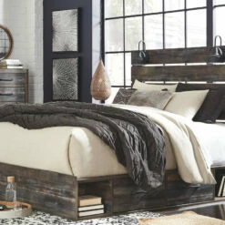 Signature Design By Ashley® Drystan - Multi - Dresser, Mirror, Panel Bed Bedroom Sets