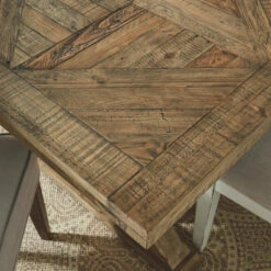 New 🧨 Ashley Furniture Grindleburg - Light Brown - Rectangular Dining Room Table 🎁 9 Ashley Furniture Grindleburg - Light Brown - Rectangular Dining Room Table