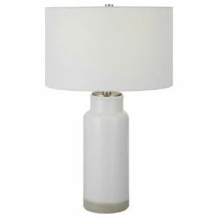 Uttermost Albany White Farmhouse Table Lamp