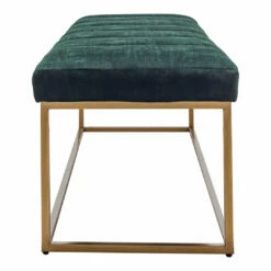 Moe's Home Collection Katie Bench Dark Green Benches