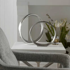 Uttermost Orbits Nickel Ring Sculptures, S/2