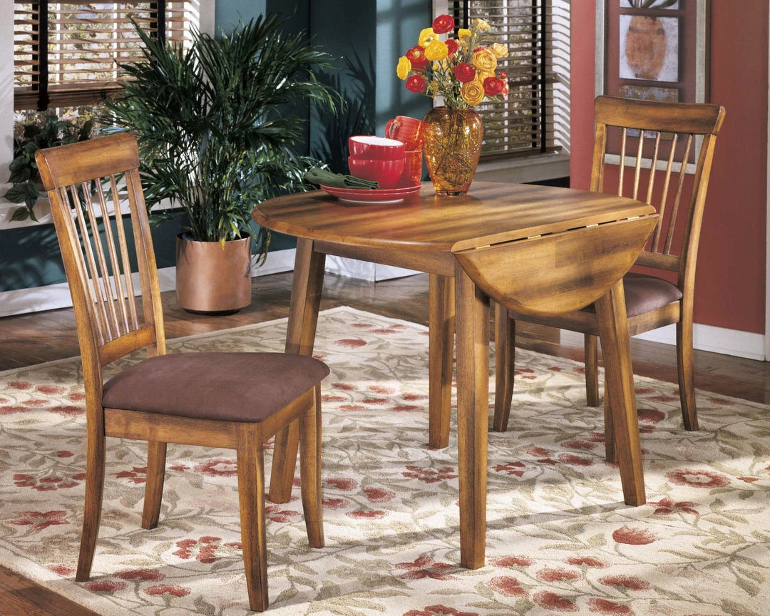 Cheapest 🌟 Ashley® Berringer - Dark Brown - Round Drm Drop Leaf Table 🌟 4 Ashley® Berringer - Dark Brown - Round Drm Drop Leaf Table