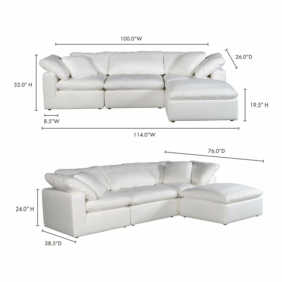 Best reviews of 👍 Moe's Home Collection Terra Condo Lounge Modular Sectional Livesmart Fabric Cream Sectionals 👍 4 Moe's Home Collection Terra Condo Lounge Modular Sectional Livesmart Fabric Cream Sectionals
