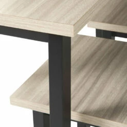 Ashley Furniture Dining Room Sets Waylowe - Brown / Beige - Rect Drm Counter Tbl Set(3/cn)