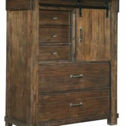 Ashley Furniture Lakeleigh - Brown Dark - Five Drawer Chest Chests