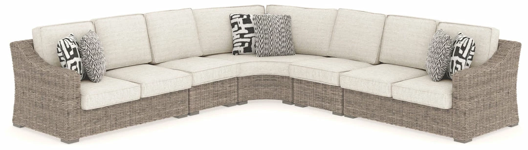 Promo ✨ Signature Design By Ashley® Beachcroft - Cushioned - Sectional Lounge 🤩 3 Signature Design By Ashley® Beachcroft - Cushioned - Sectional Lounge