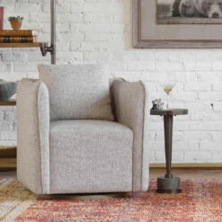 Uttermost Masika Bronze Accent Table