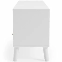 Ashley Furniture TV Stands Piperton - White / Brown - Medium Tv Stand