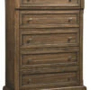 Ashley Furniture Chests Flynnter - Medium Brown - Five Drawer Chest