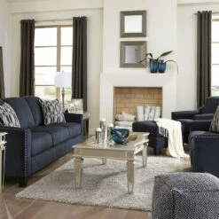 Benchcraft® Creeal Heights - Ink - 2 Pc. - Chair With Ottoman Chair & Ottoman Sets