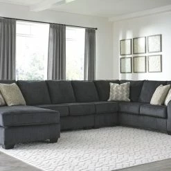 Signature Design By Ashley® Eltmann - Left Arm Facing Corner Chaise, Armless Loveseat, Right Arm Facing Sofa With Corner Wedge Sectional Sectionals