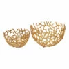 Moe's Home Collection Table Decor Nest Bowls Gold Set Of 2