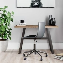 Signature Design By Ashley® Arlenbry - Gray - 2 Pc. - Home Office Small Desk, Swivel Desk Chair Home Office Sets