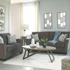 Flash Sale 🎉 Ashley Furniture Loveseats Alsen - Granite - Loveseat ❤️ 19 Ashley Furniture Loveseats Alsen - Granite - Loveseat