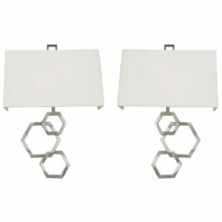 Uttermost Deseret Nickel 2 Light Sconce S/2