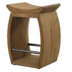 Uttermost Connor Modern Wood Counter Stool Stools