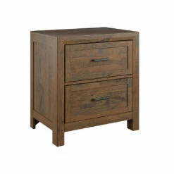 Emerald Home Pine Valley 2 Drawer Nightstand