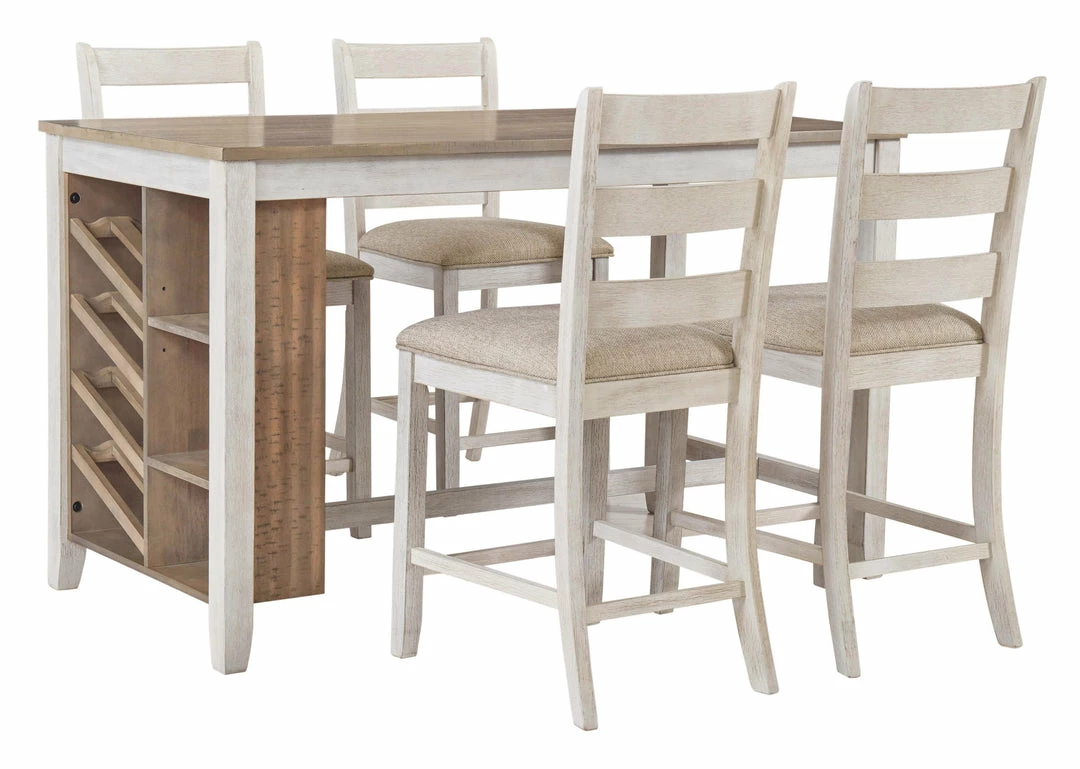 Wholesale ✨ Ashley Furniture Tables Skempton - White - Rect Counter Table W/storage ✨ 13 Ashley Furniture Tables Skempton - White - Rect Counter Table W/storage