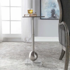 Uttermost Laton Silver Accent Table Tables